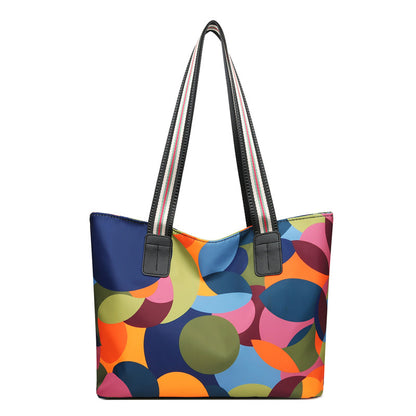 Bolso de Hombro RioColor de Gran Capacidad con Diseños Coloridos y Estilo Europeo