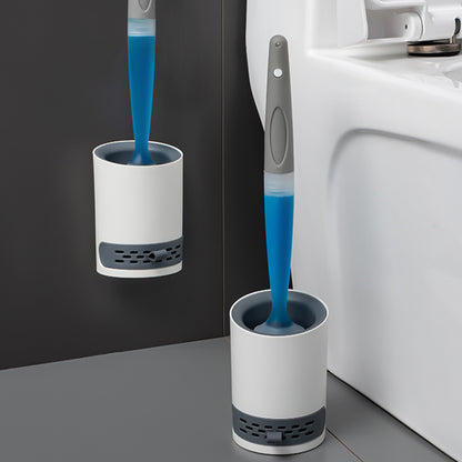 SwiftCleanBrush™- Cepillo para baño con dispensador integrado de jabón líquido