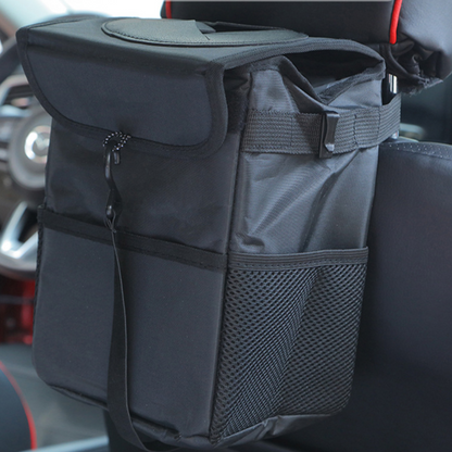 Bolsa de Basura para Auto con Tapa - Contenedor Plegable