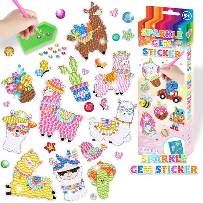 Sparkle Gem Stickers - Kit de Diamantes para Stickers para Niños