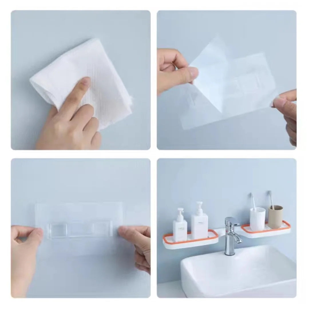 Estante Esquinero de Baño sin perforaciones