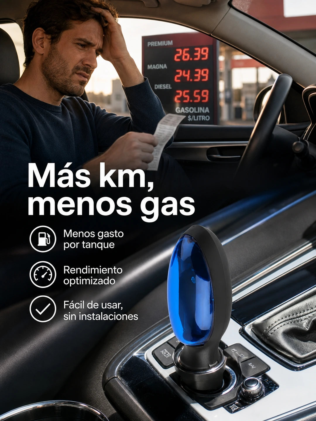 Ahorrador de Combustible Magnético para Auto y Camión