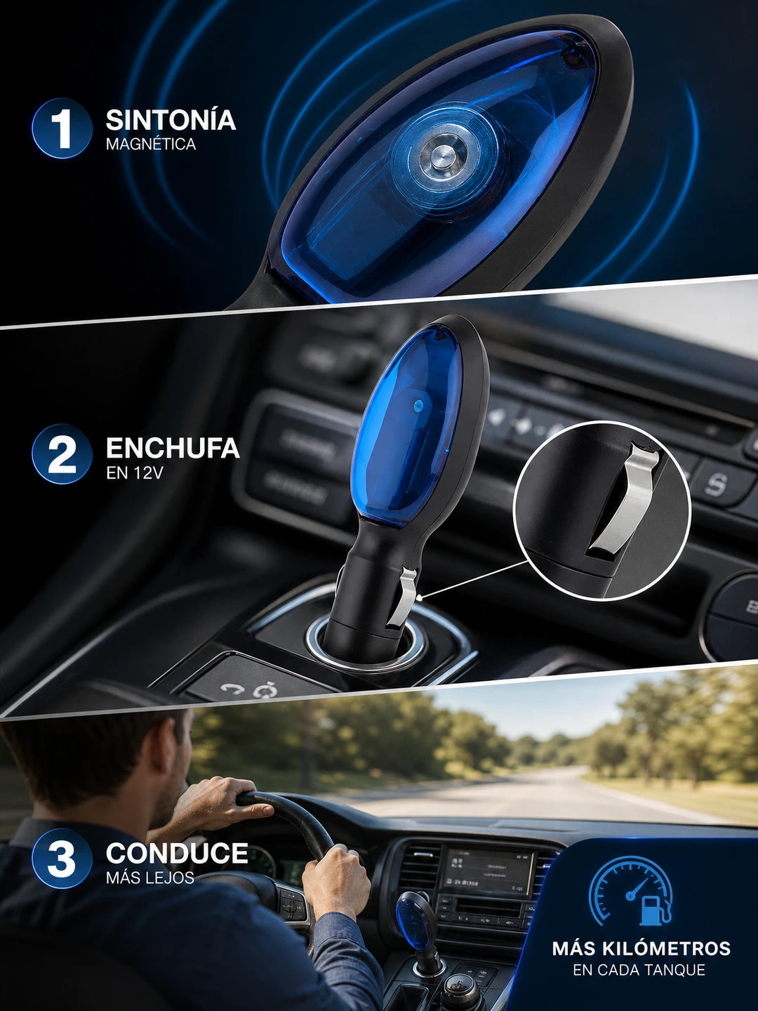 Ahorrador de Combustible Magnético para Auto y Camión