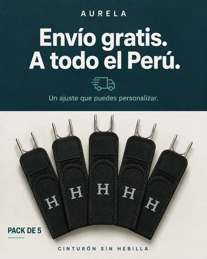 Cinturón sin Hebilla (Pack de 5)