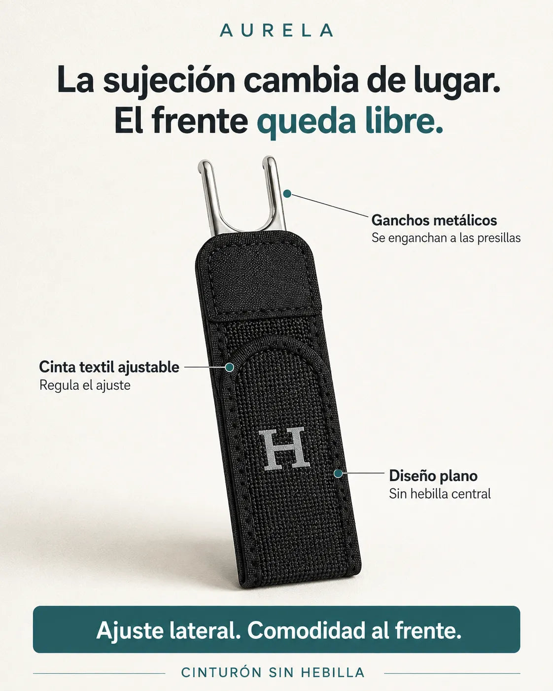 Cinturón sin Hebilla (Pack de 5)