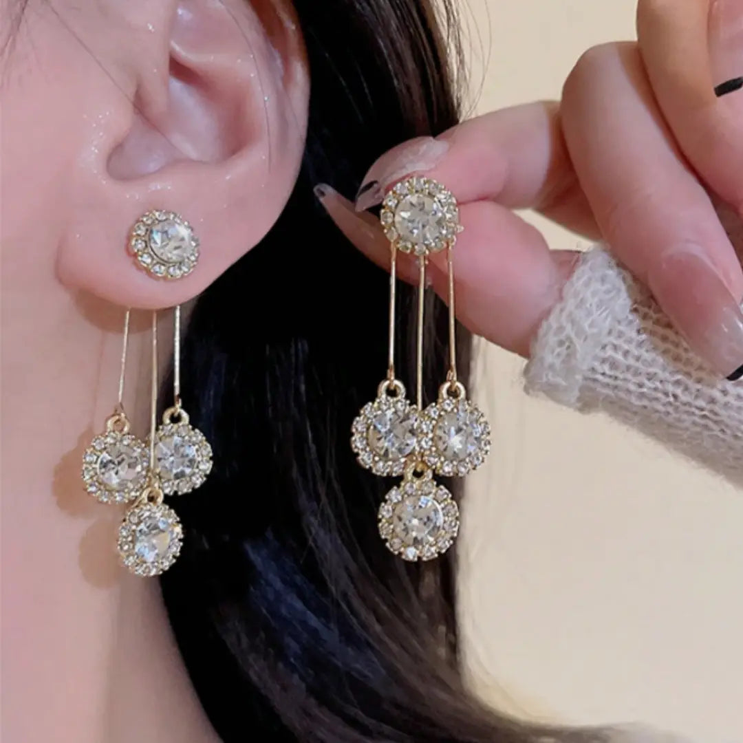 Aretes Luster™ Colgantes de Diamantes