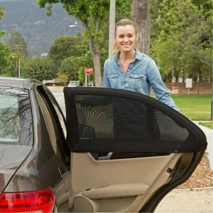 CarShades - Set de 4 Tapasoles de Malla para Ventana de Auto