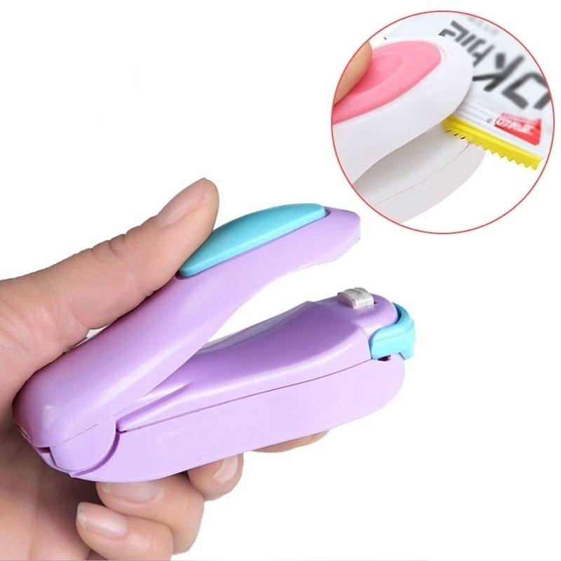 Mini Sellador de Bolsa Portátil e Imantado