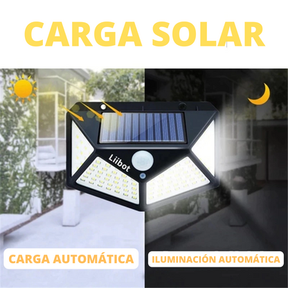 Lámpara Triangular Solar LED con Sensor