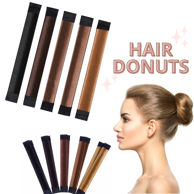 Hair Donuts - Set de 5 Donuts para hacer Peinados