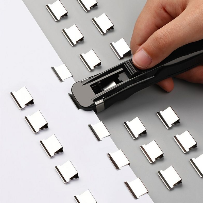 PaperClipper - Engrapador Portátil de Clips + Caja con 50 Clips
