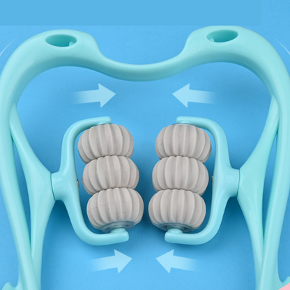 Cervical Massager - Masajeador con Rodillos para Cuello y Piernas