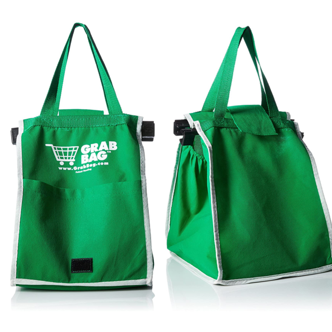 Bolsa Reutilizable Verde Plegable para Compras