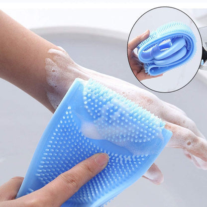 Set de 2 Cepillos de Silicona para el Cuerpo Espalda Ducha
