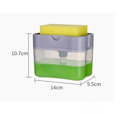 Soap Pump - Dispensador de Jabón Líquido con Esponja