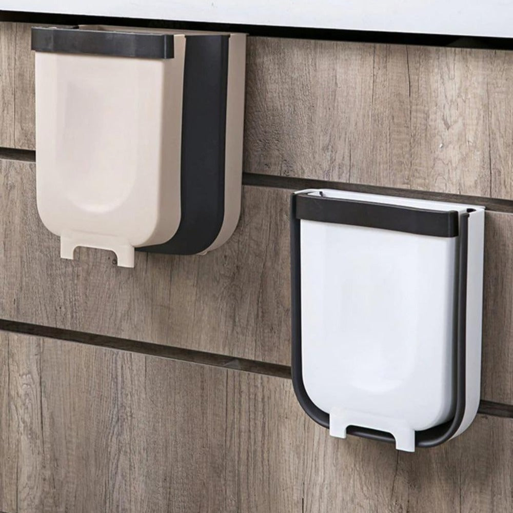 Set de 2 Basureros Expandibles Colgantes Plegables Tachos