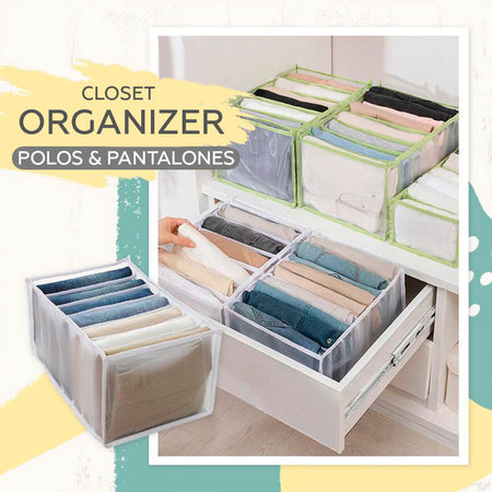 ClosetOrganizer™ - Set de 2 Organizadores de Polos & Pantalones