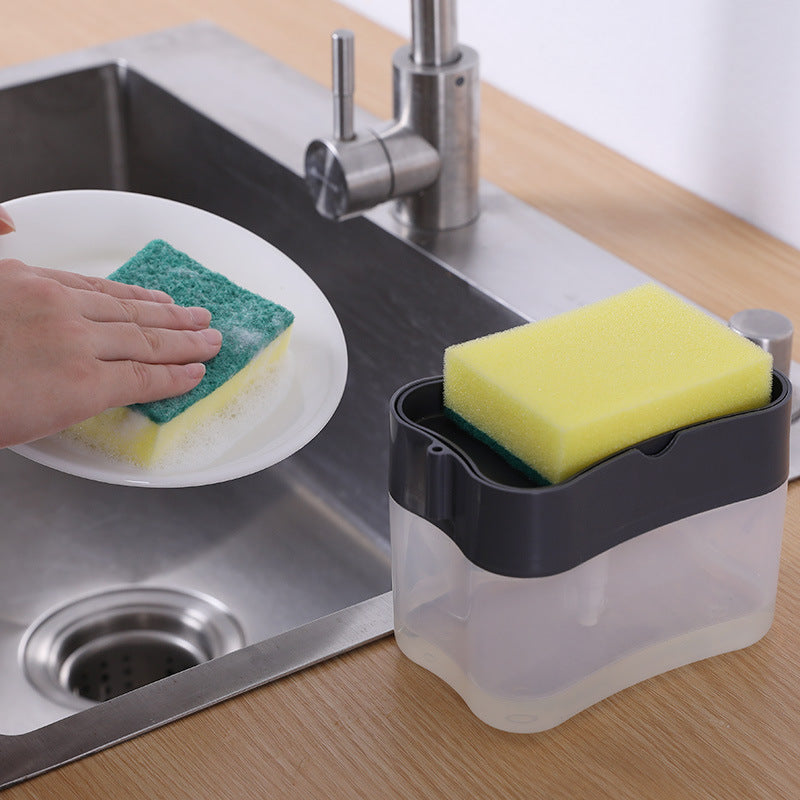 Soap Pump - Dispensador de Jabón Líquido con Esponja