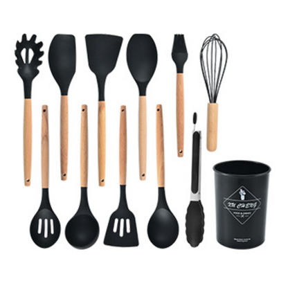 Set de 11 Utensilios para Cocina y Repostería de Silicona