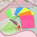 Pack de 5 Sets de Notas Adhesivas Transparentes