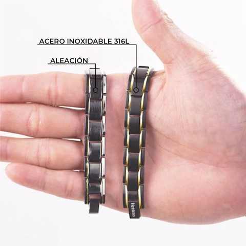 Pulsera Magnética Saludable Black