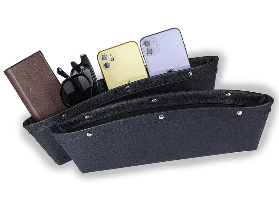 Pack de 2 Cajas de Almacenamiento para Espacio de Asiento de Auto