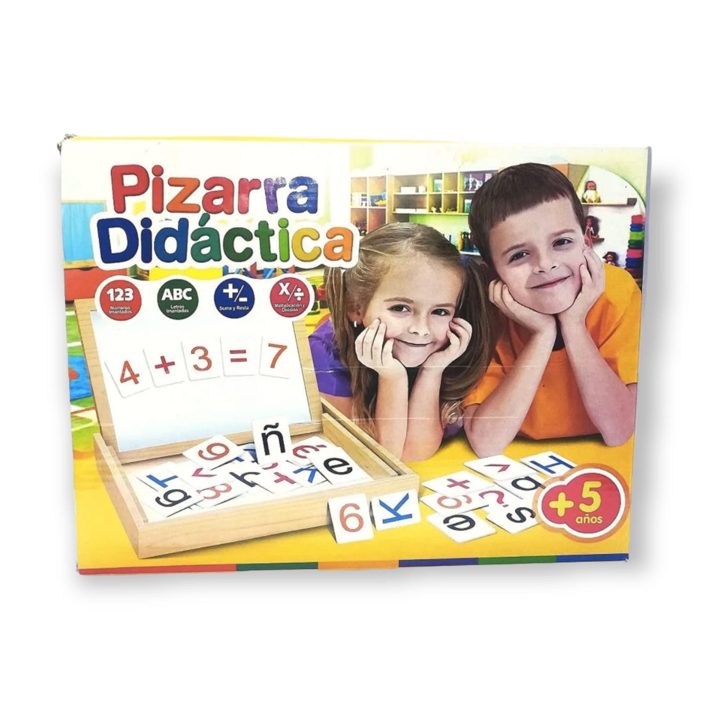 Pizarra Magnética Didáctica 2 en 1