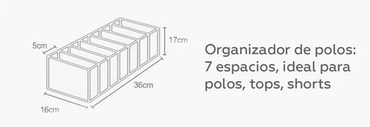 ShirtOrganizer - Pack de 3 Organizadores de Polos