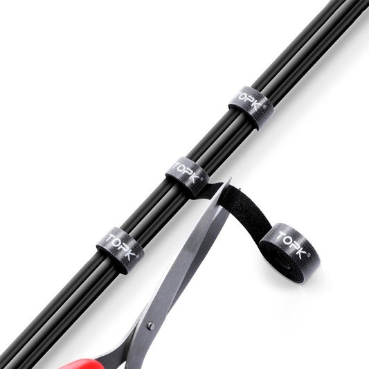 3 Metros Autoadhesivo con Velcro Organizador de Cables Topk - Aurela