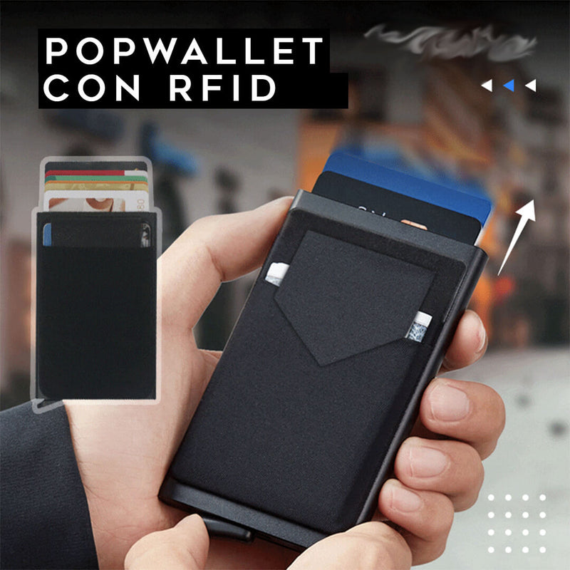 PopWallet - Porta Tarjetas Anti RFID