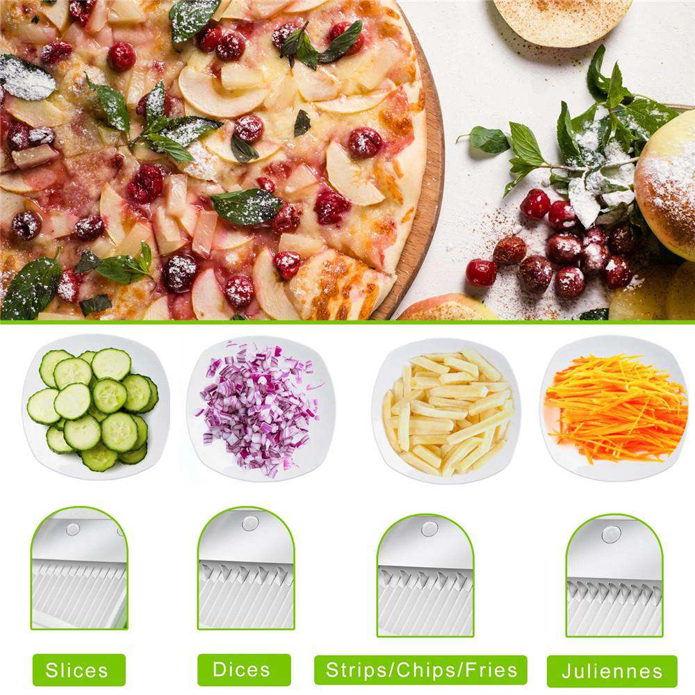 SafeSlicer™ - Cortador Ajustable de Verduras Seguro