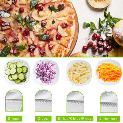 SafeSlicer™ - Cortador Ajustable de Verduras Seguro