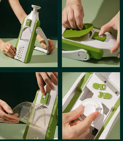 SafeSlicer™ - Cortador Ajustable de Verduras Seguro