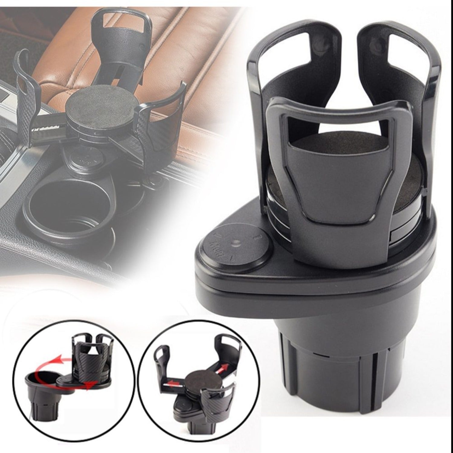 Posavasos Multifuncional 2 en 1 para Auto – Aurela
