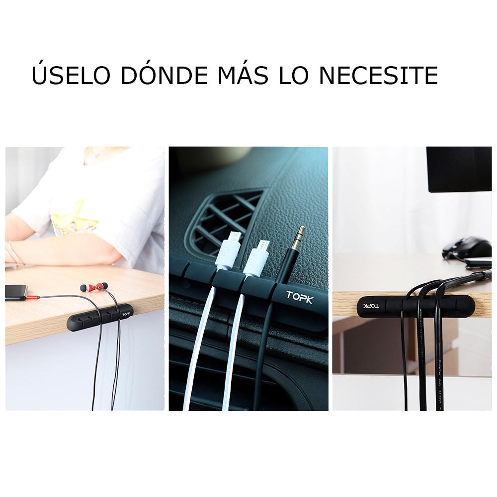 mononoperu,Organizador De Cables Usb para 5 Cables Topk,Zoe,.