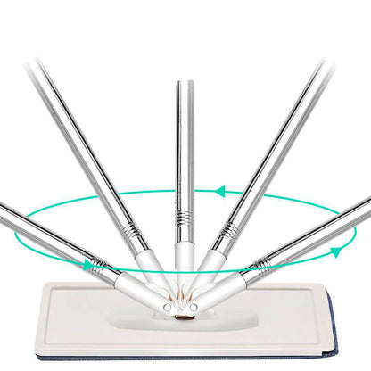 Set de Trapeador Mopa Plano + Limpia Vidrios Magnético