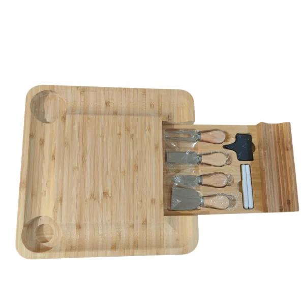 Bamboo Cheese Board™ - Set Premium de Tablas de Queso de Bambú con Accesorios, imagen 3