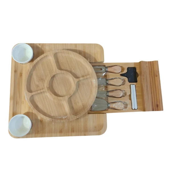 Bamboo Cheese Board™ - Set Premium de Tablas de Queso de Bambú con Accesorios, imagen 4