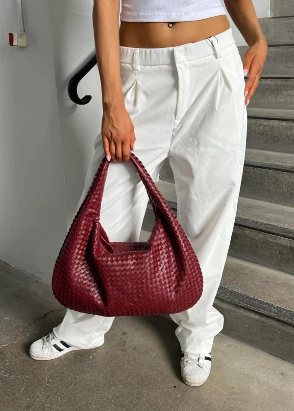 Bolso Trenzado Hobo™ de Cuero para Mujer de Alta Moda, imagen 2