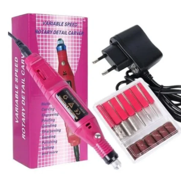 Kit de Manicura eléctrica para Uñas acrílicas con Cabezales, imagen 6