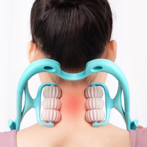 Cervical Massager - Masajeador con Rodillos para Cuello y Piernas, imagen 4