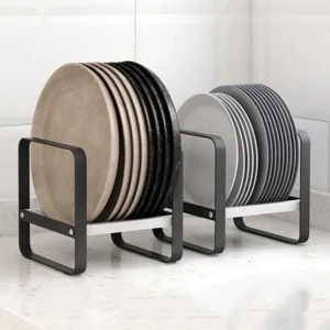 PlatePro - Estante Espacioso de almacenamiento para Vajilla platos Disk Holder