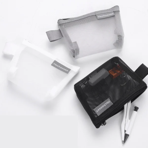 TriMesh - Pack de 3 Monederos de Malla de Nylon, imagen 4