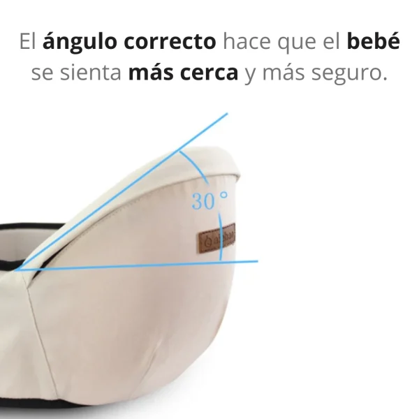 BabySling - Taburete Asiento de Cintura Ergonómico para Bebés con Compartimientos, imagen 3
