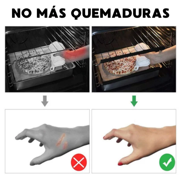 GridProtector - Pack de 3 Protectores de Silicona para Bordes de Rejilla de Horno, imagen 6
