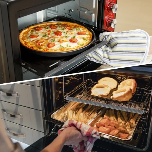 GridProtector - Pack de 3 Protectores de Silicona para Bordes de Rejilla de Horno, imagen 2