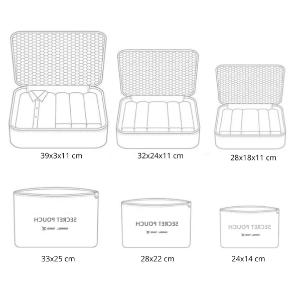 LaundryPouch - Set de 6 Organizadores de Viaje, imagen 4