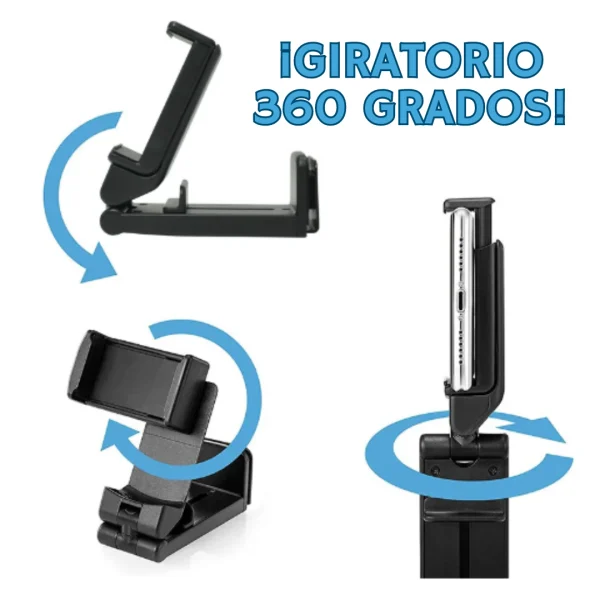On-The-Go Phone Holder - Soporte de Teléfono Portátil para Viajes y Aventuras, imagen 2