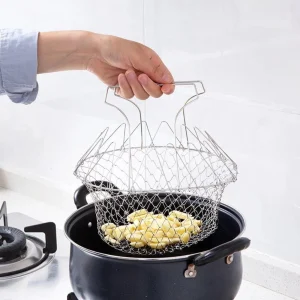 Malla Coladora de Acero Inoxidable para Ollas