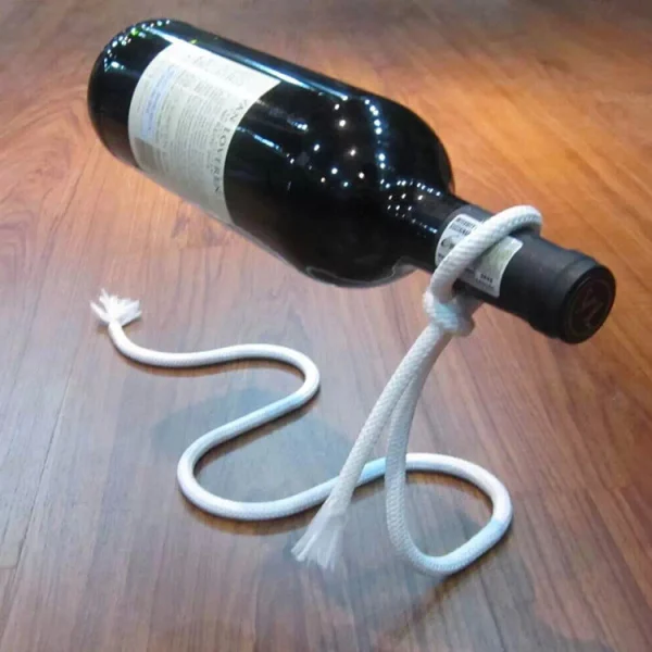AeroWine - Soporte de Botellas de Vino con Ilusión Flotante y Estilo Moderno, imagen 3